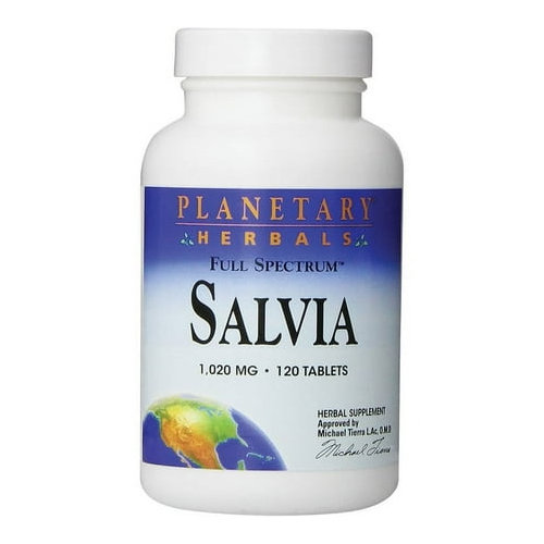 Planetary Herbals - Full Spectrum Salvia 1020 mg. - 120 Tablets