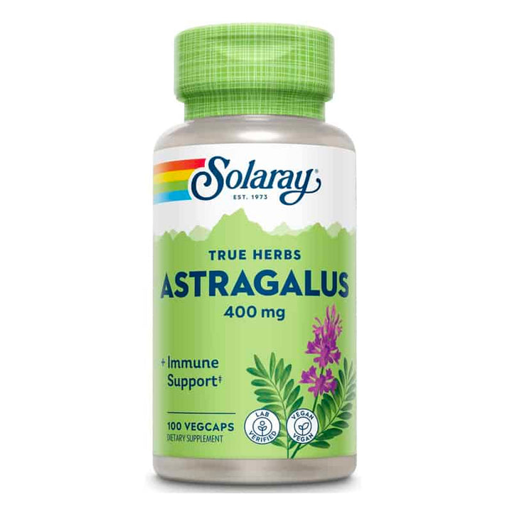 Solaray Astragalus 400mg 100 Vcaps - 2 Pack