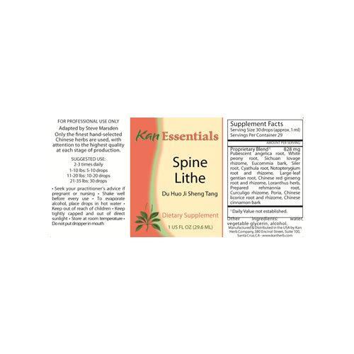 Kan Herb Essentials Spine Lithe 4 Ounce