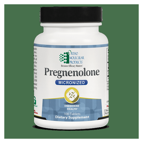 Ortho Molecular Pregnenolone 100 Tablets - 2 Pack