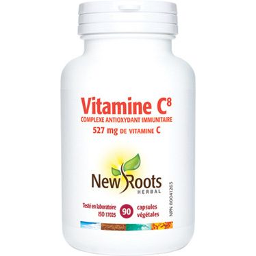 New Roots Herbal Vitamin C8 Immune Antioxidant Complex 527mg 90 Capsules