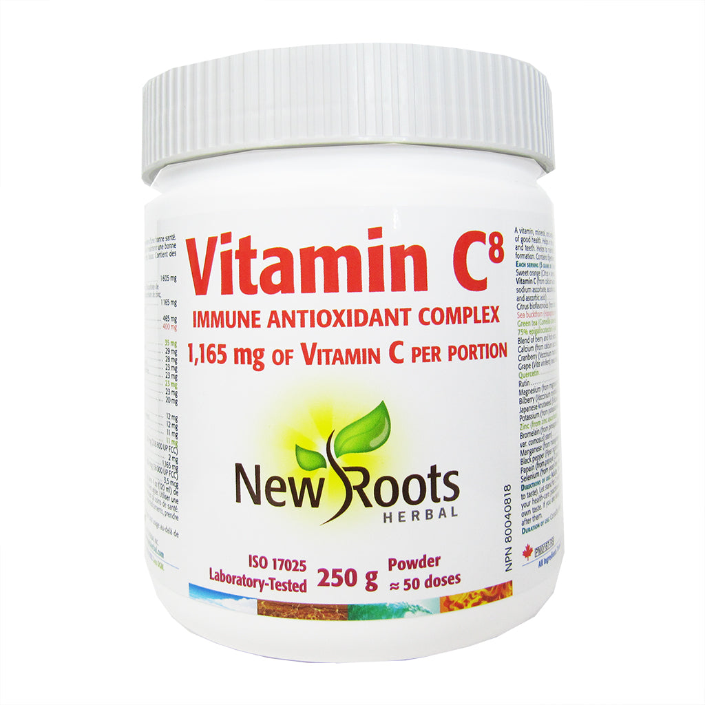 New Roots Herbal Vitamin C8 Immune Antioxidant Complex 527mg 90 Capsules