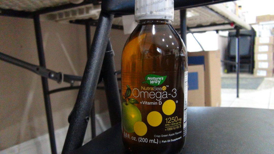 Nature's Way NutraSea Omega-3 Fish Oil, 1250 mg EPA/DHA, Zesty Lemon Flavored 16.9 Ounce