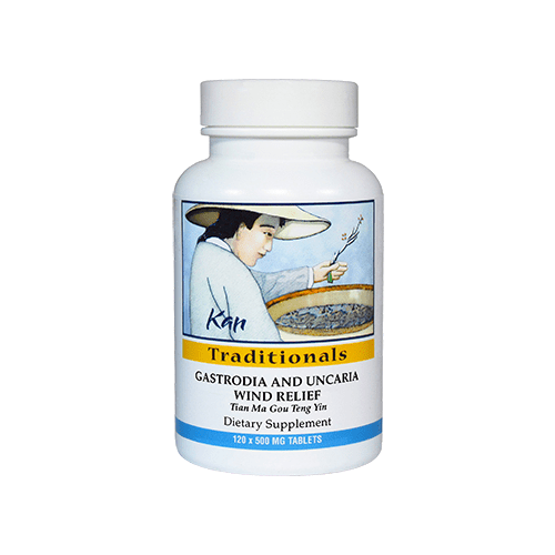 Kan Herb Traditional Gastrodia and Uncaria Wind Relief 120 Tablets