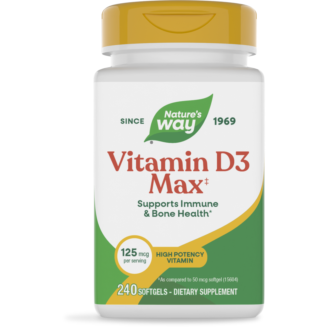Nature's Way Vitamin D3 Extra Strength 240 Softgels - 2 Pack