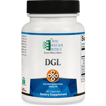 Ortho Molecular DGL 60 Capsules - B000UBCK2U