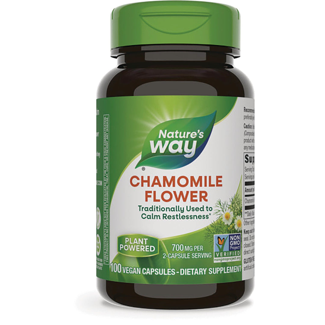 Nature's Way Chamomile Flowers 100 Vcaps - 2 Pack