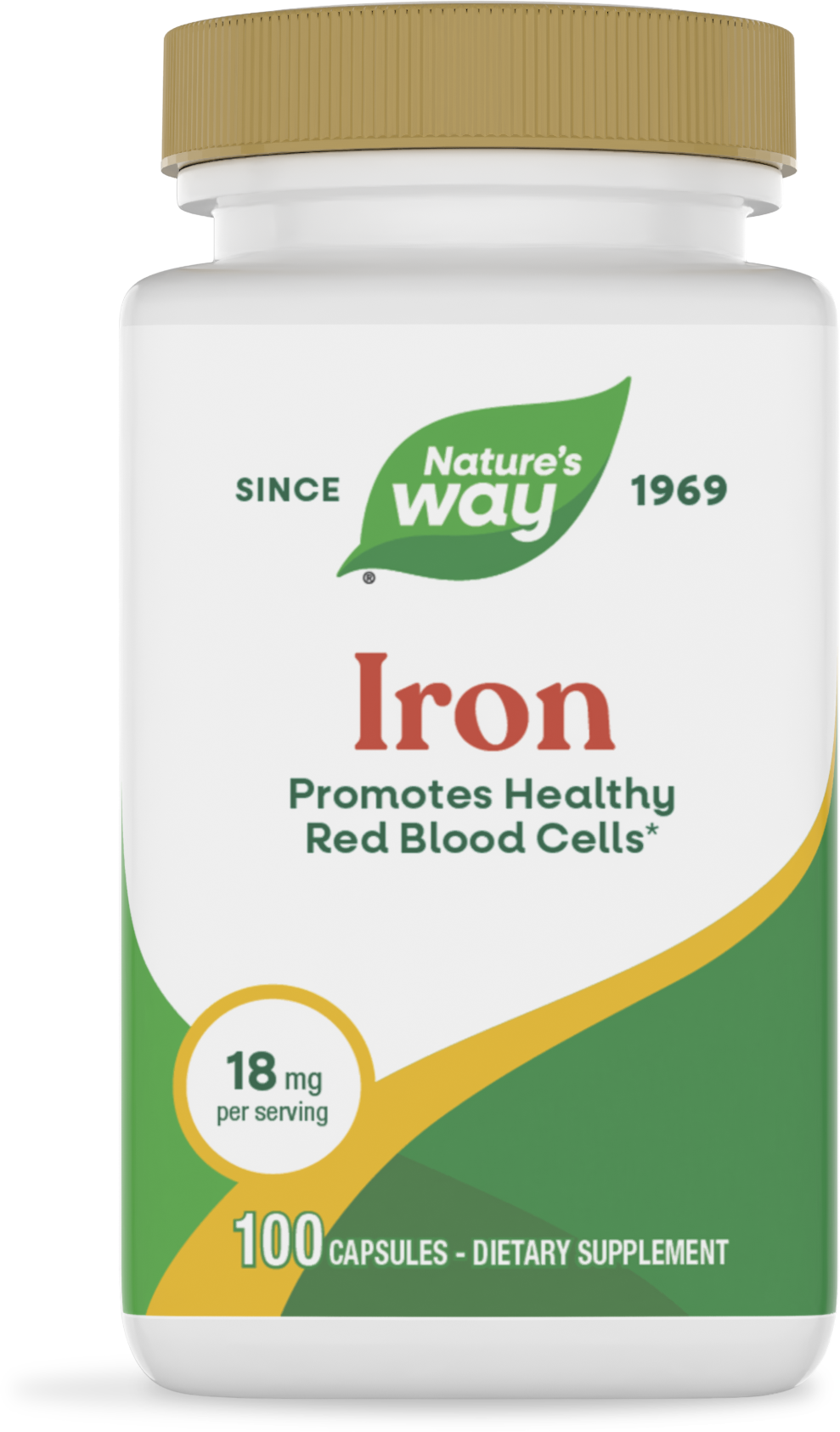 Nature's Way Iron 100 Capsules - 2 Pack