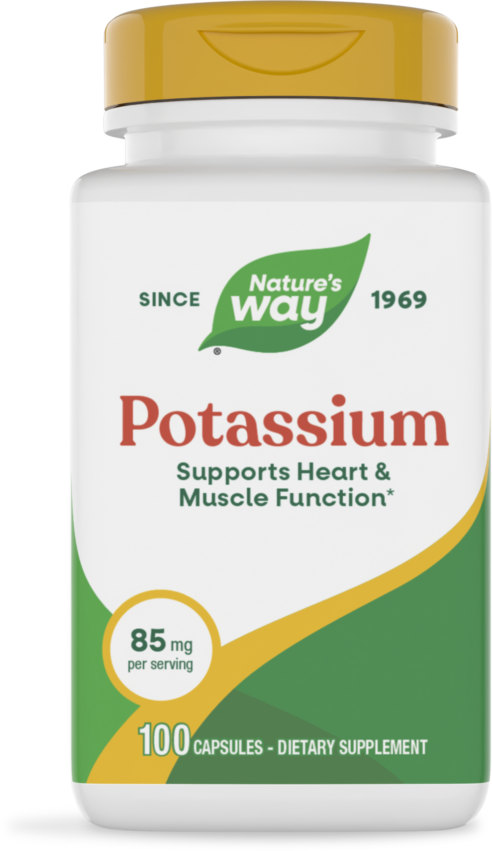 Nature's Way Potassium 100 Capsules - 3 Pack