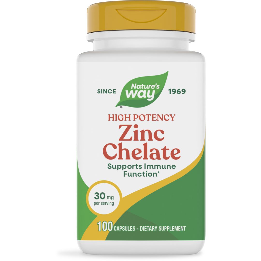 Nature's Way Zinc 100 Capsules - 3 Pack