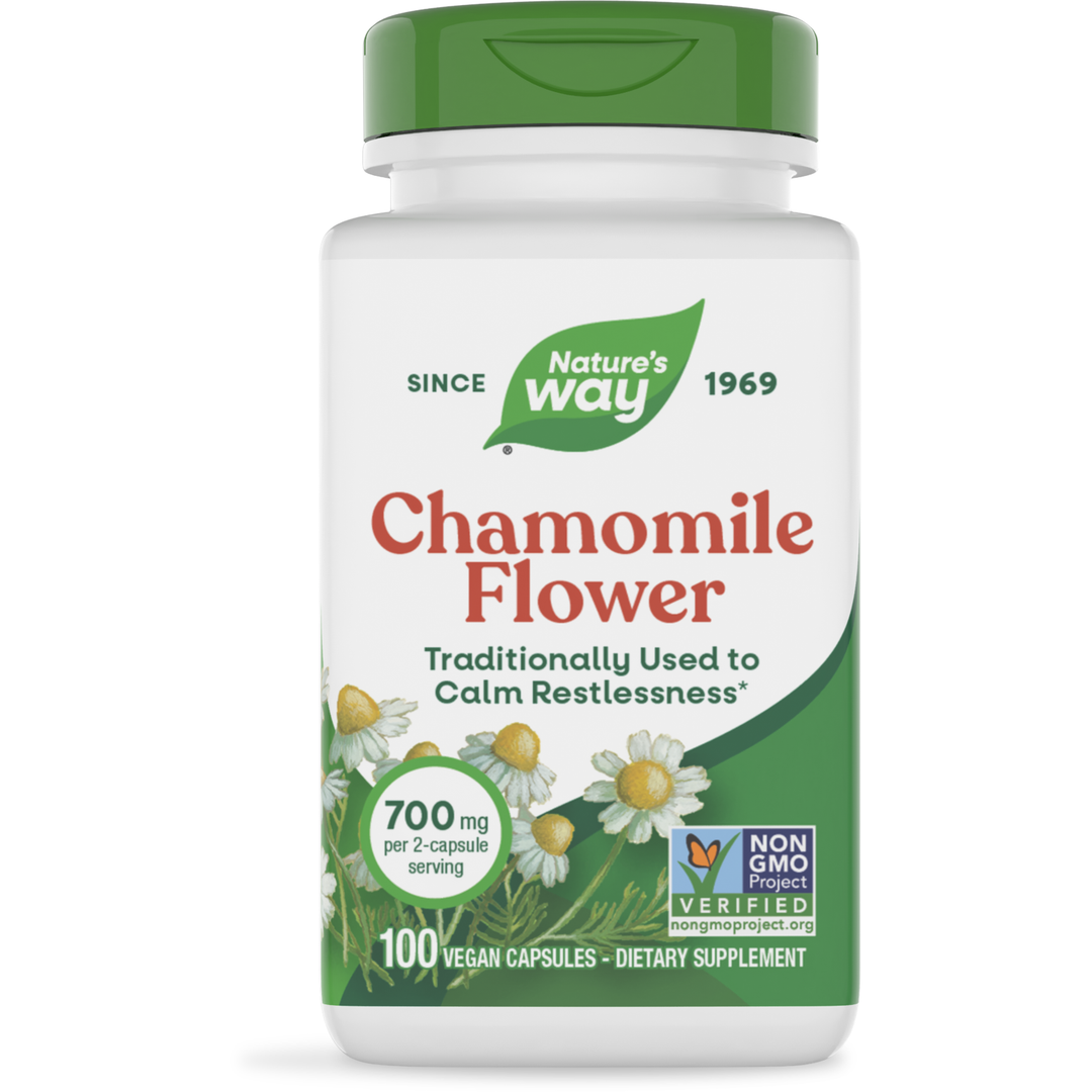 Nature's Way Chamomile Flowers 100 Vcaps - 3 Pack