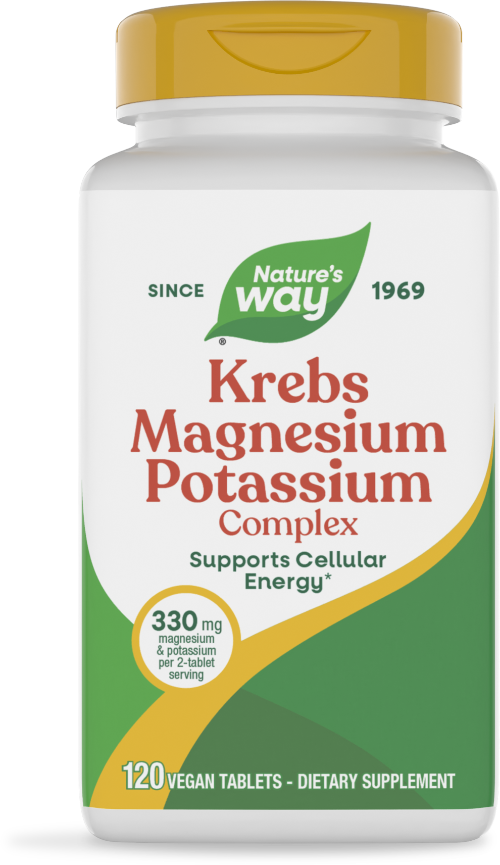 Nature's Way Krebs Magnesium Potassium Complex 120 Tablets - 3 Pack
