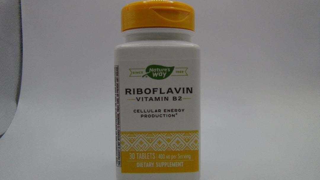 Nature's Way Riboflavin Vitamin B2 100 Capsules - 2 Pack