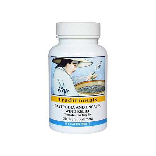 Kan Herb Traditional Gastrodia and Uncaria Wind Relief 60 Tablets