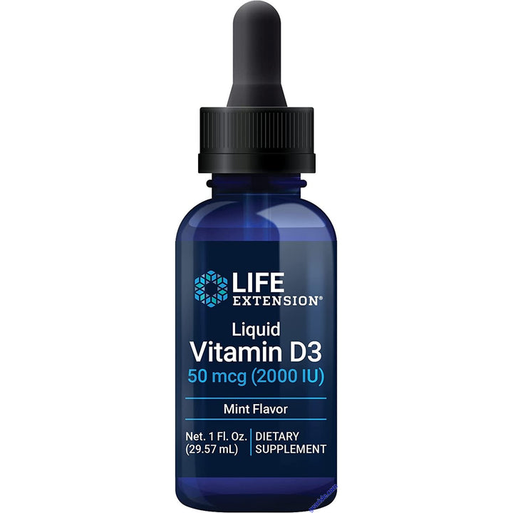 Life Extension Liquid Vitamin D3 50mcg(2000IU) - Vitamin D Supplement Unflavored Drops for Immune Support, Bone and Heart Health ? Gluten-Free, Non-GMO ? Net 1 fl. Oz. (29.57mL) - 850 Servings