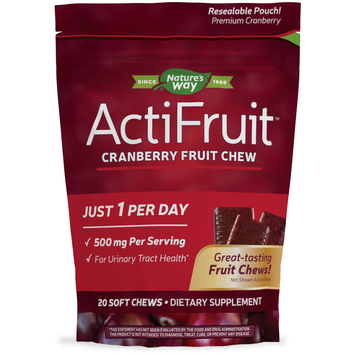 Enzymatic Therapy ActiFruit? Cranberry Supplement with Cran-Max - 20 Soft Chews