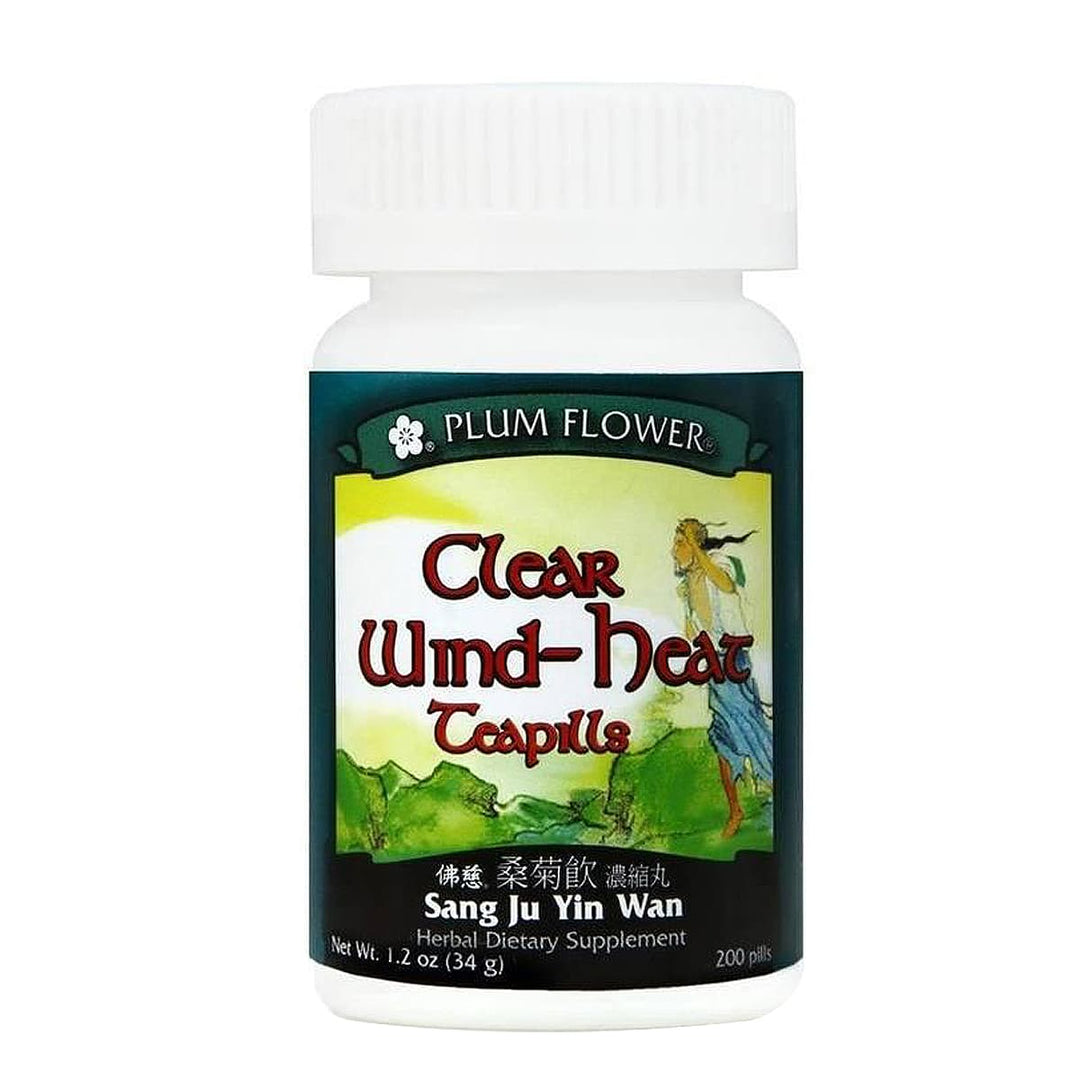 Clear Wind Heat Teapills (Sang Ju Yin Wan), 200 ct, Plum Flower by MayWay