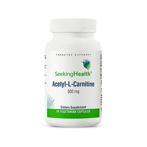 Seeking Health Acetyl-L-Carnitine - Acetyl-L-Carnitine Supplement - 500 mg, 90 Capsules