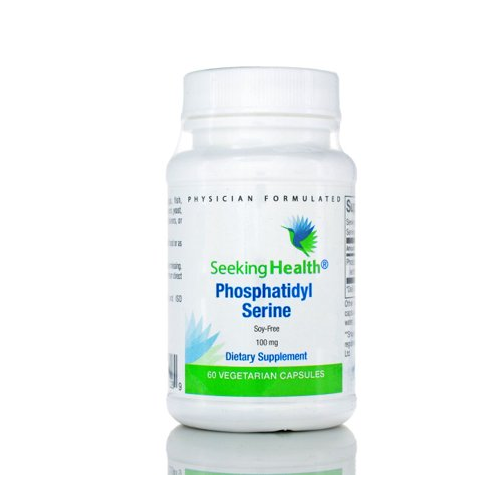 Seeking Health Phosphatidylserine - with Sunflower Oil &amp; Phospholipids - Vegetarian &amp; Gluten-Free Capsules - 150 mg, 60 Capsules