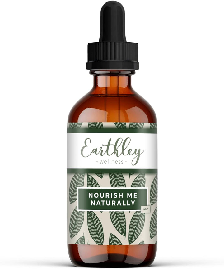 Earthley Wellness, Nourish Naturally, All Natural Herbal Multivitamin, Whole, Natural, Organic Herbs, Natually Occuring Vitamins and Minerals, Complete Nutrition, Trace Minerals (4oz, Nourish Her)