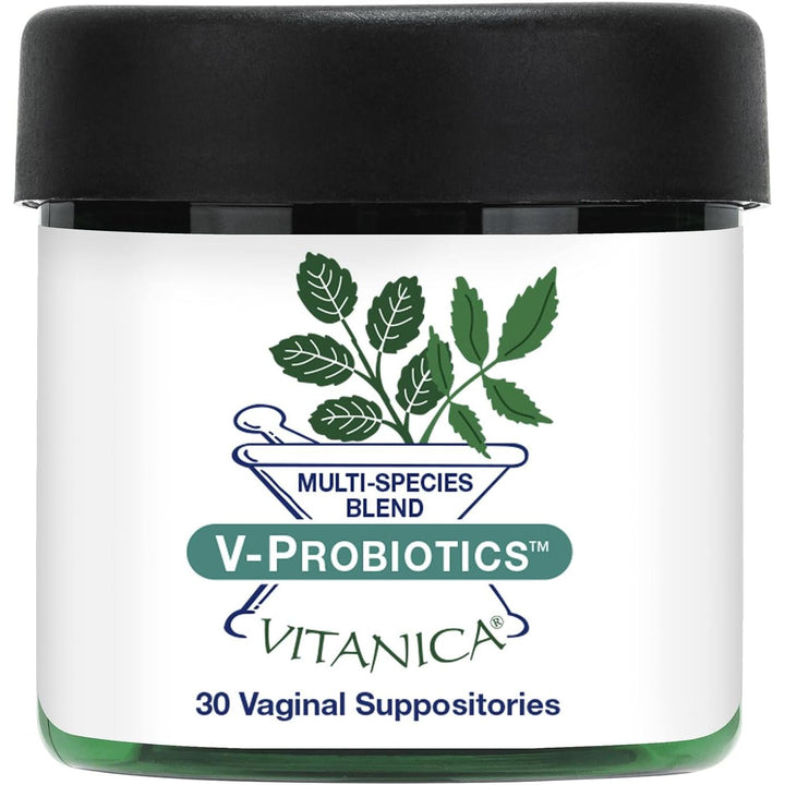 Vitanica V-Probiotics - Probiotics for Women - Vaginal Suppositories with Lactobacillus Rhamnosus, Gasseri &amp; More - Women&