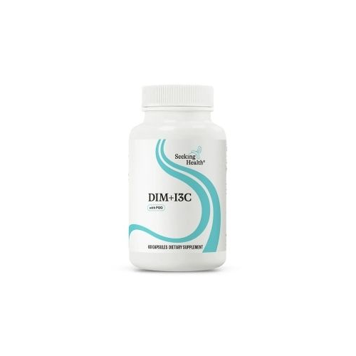 Seeking Health DIM + I3C, 400 mg Supplement, Mood Support, Vegetarian (60 Capsules)