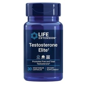 Life Extension Testosterone Elite ? Testosterone Production Support Supplement for Men - with Luteolin, Pomegranate and Cacao Seed Extract ? Gluten-Free, Non-GMO, Vegetarian ? 30 Capsules