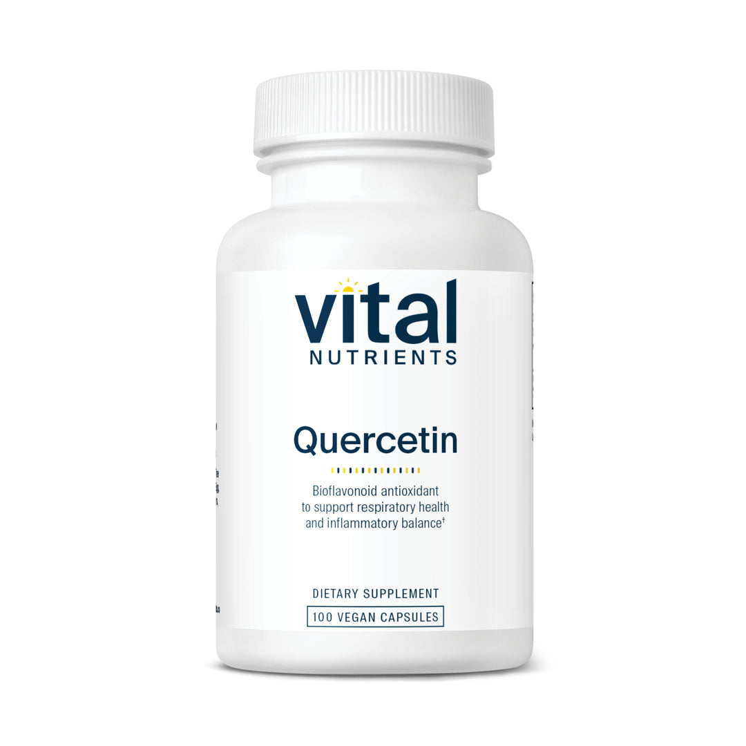 Vital Nutrients Quercetin | Vegan Quercetin Supplement with Bioflavonoids for Sinus, Respiratory, Heart, & Immune Function Support | Gluten, Dairy, Soy Free | 500mg | 200 Capsules