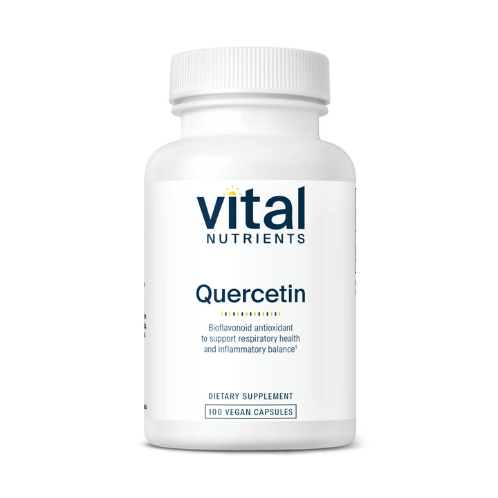 Vital Nutrients Quercetin | Vegan Quercetin Supplement with Bioflavonoids for Sinus, Respiratory, Heart, &amp; Immune Function Support | Gluten, Dairy, Soy Free | 500mg | 200 Capsules