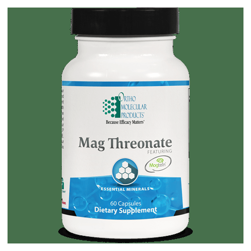 Mag Threonate Ortho Molecular Products 60 Capsules