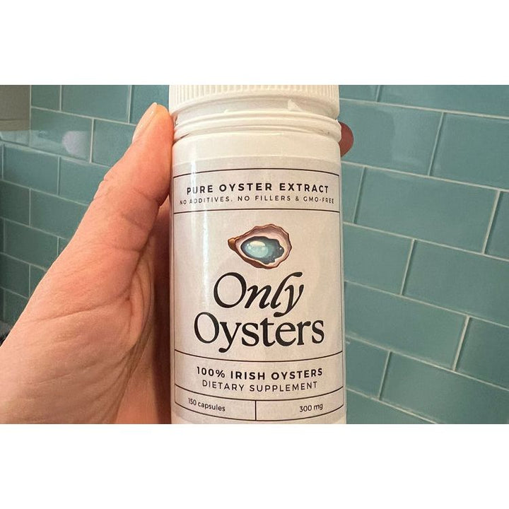 Earthley Oyster-Min, All Natural Mineral Supplement with Zinc, Selenium, Iodine, B12, Copper, Iron &amp; Trace Minerals 100% Pure Oysters (60 Capsules)