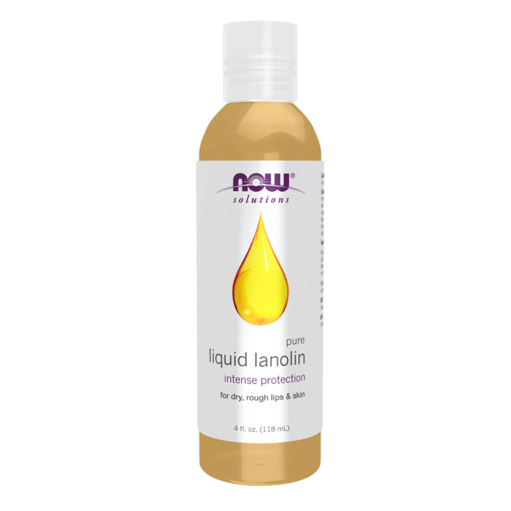 NOW Liquid Lanolin Pure, 4-Ounce (Pack Of 2)