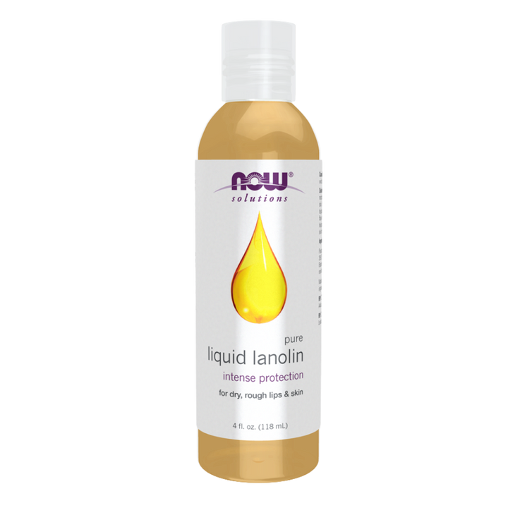 NOW Liquid Lanolin Pure, 4-Ounce (Pack Of 2)