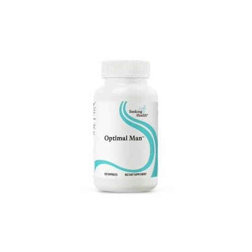 Seeking Health Optimal Man Multivitamin - Supplement with Zinc, Active Folate, &amp; Alpha-Lipoic Acid - Multivitamin Supports Energy &amp; Brain Health - 30 Servings