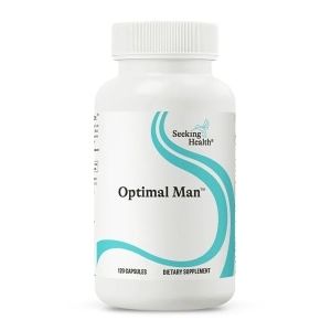 Seeking Health Optimal Man Multivitamin - Supplement with Zinc, Active Folate, & Alpha-Lipoic Acid - Multivitamin Supports Energy & Brain Health - Support Healthy Aging & Men's Health - 30 Servings