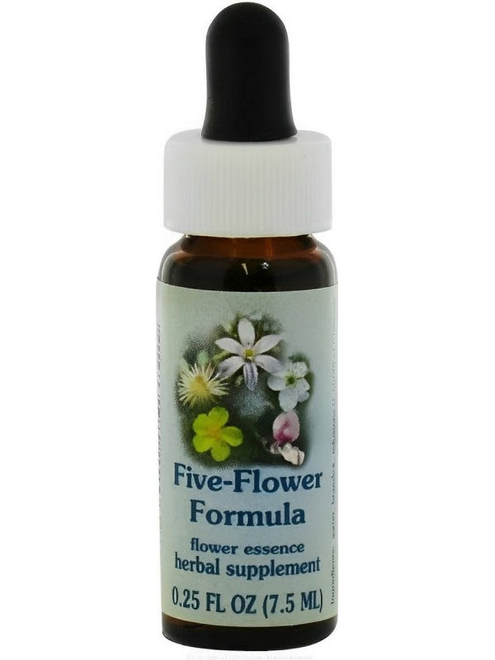 Flower Essence Services Five-Flower Formula, 0.25 Ounce