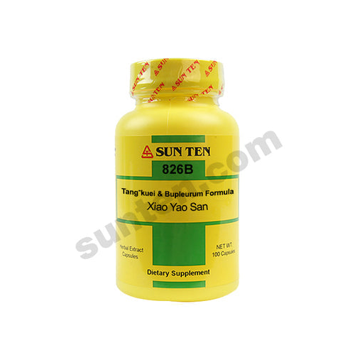 Sun Ten - Tang-kuei and Bupleurum Formula / Xiao Yao San, 100 Capsules, 826B