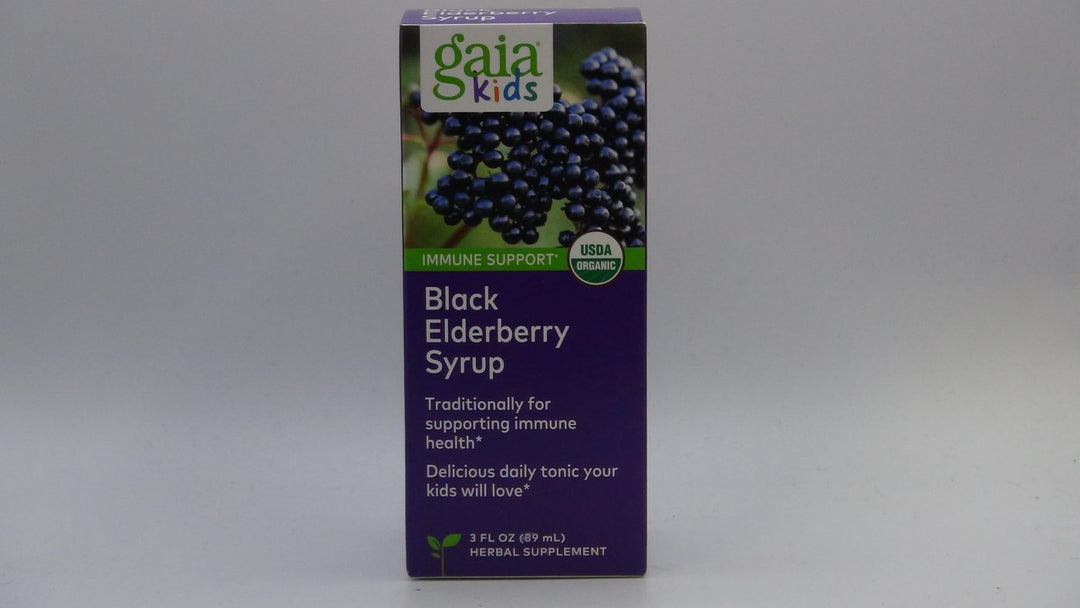 Gaia Herbs - Black Elderberry Syrup - Extra Strength - 5.4 Fl Oz
