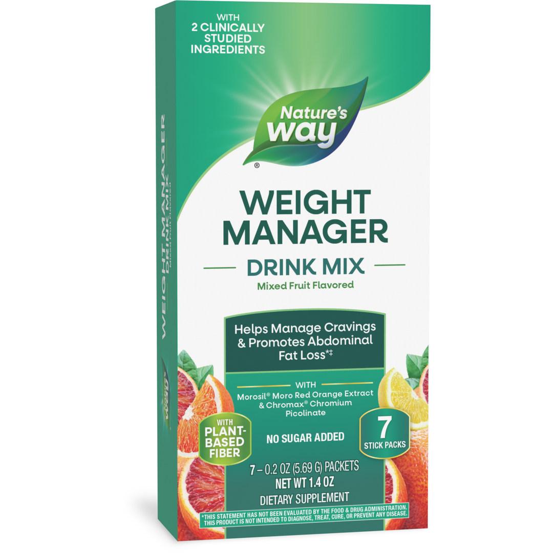 NATURES WAY Mixed Fruit Weight Manager Drink Mix Box, 6 OZ