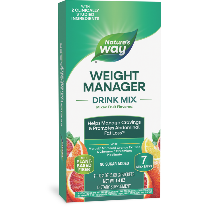 NATURES WAY Mixed Fruit Weight Manager Drink Mix Box, 6 OZ