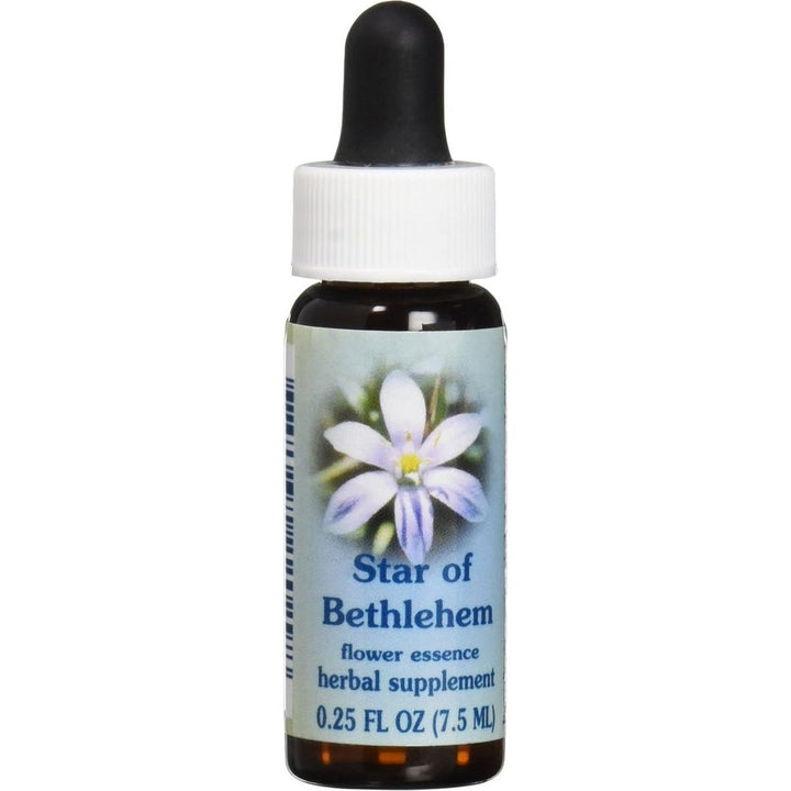 Flower Essence Services Star of Bethlehem Dropper Herbal Supplements, 1 Ounce