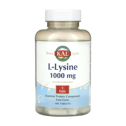 Kal L-Lysine 1000mg 100 Tablet
