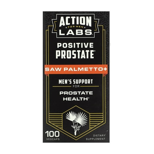 Positive Prostate Saw Palmetto Men s Support 100 VegCaps Action Labs