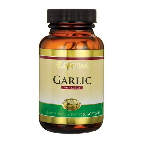 Lifetime Vitamins Garlic with Parsley 100 Sgels