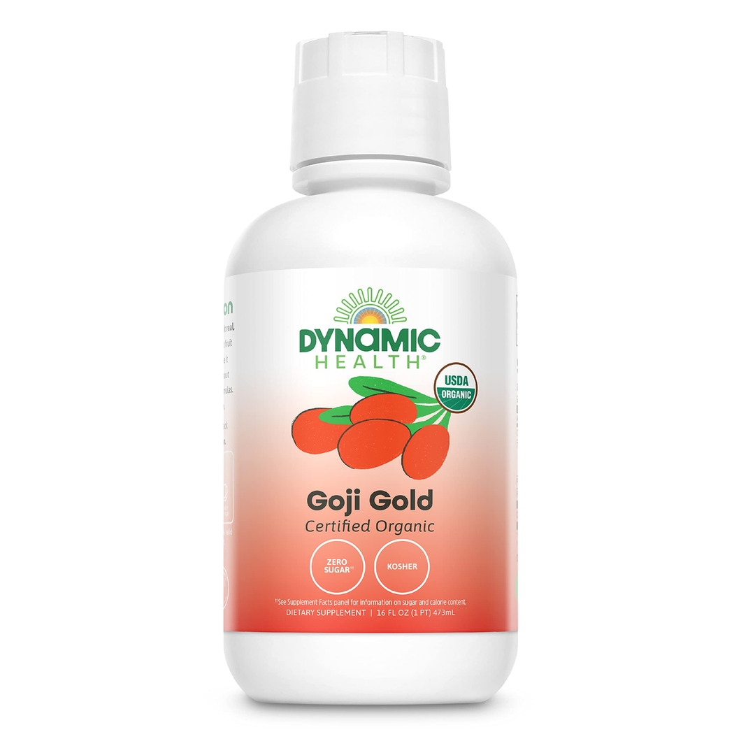 Dynamic Health Goji Gold Juice 100% Pure Organic Certified (16oz) 473ml