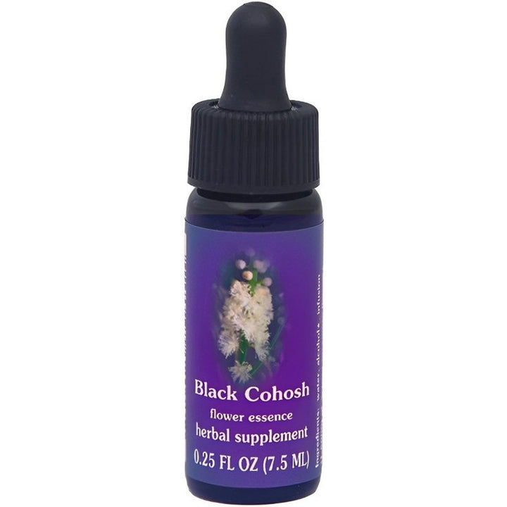 Flower Essence Services Dropper Herbal Supplements, Black Cohosh, 1 Ounce