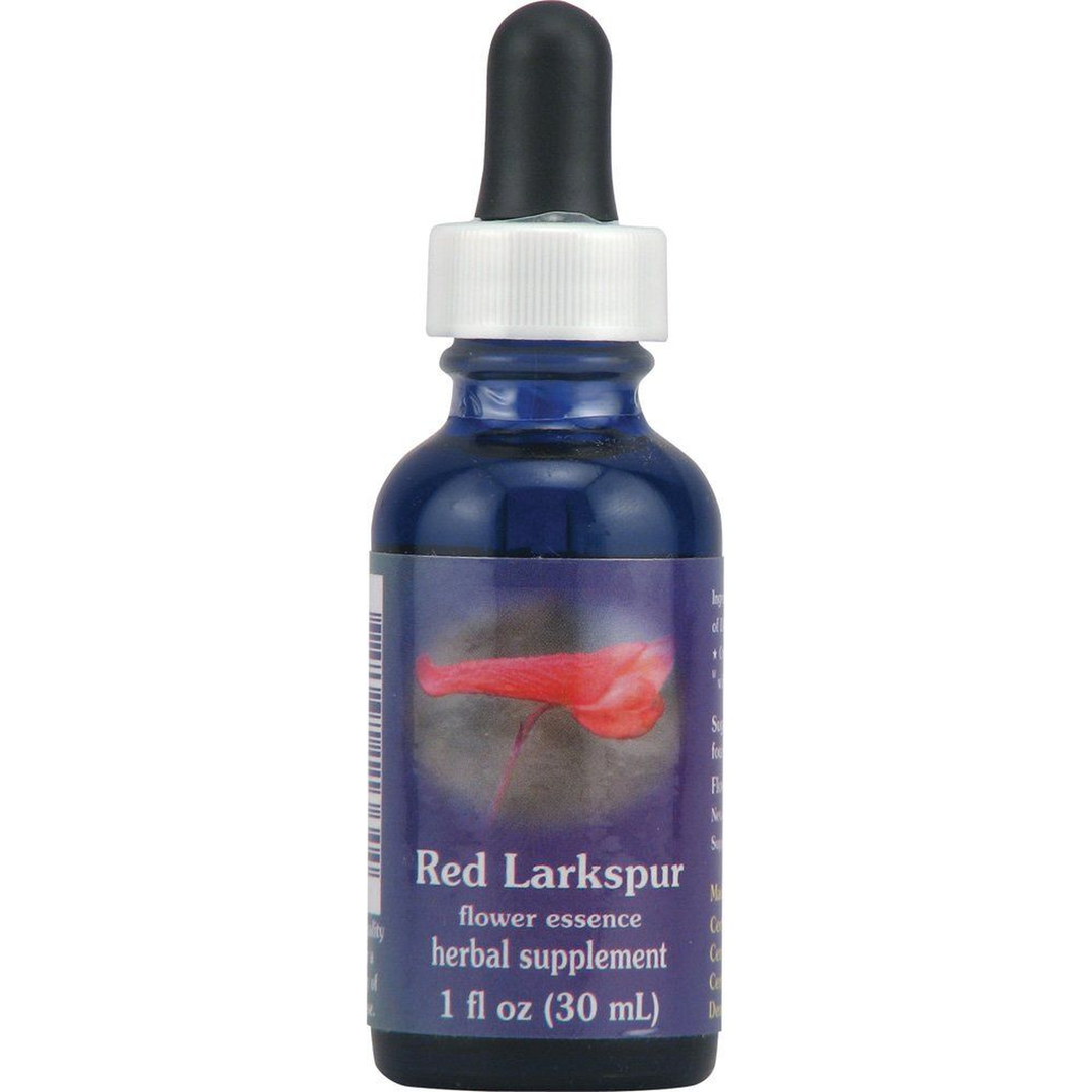 Flower Essence Range of Light Red Larkspur Supplement Dropper -- 1 fl oz