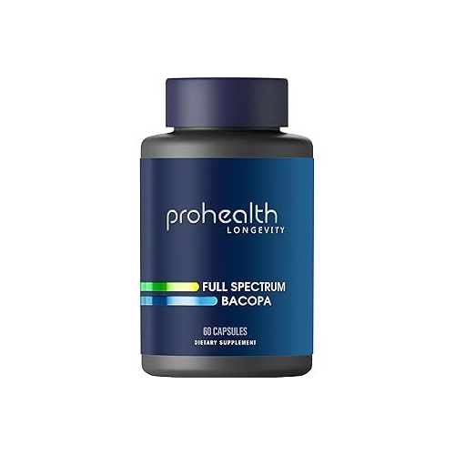 Full Spectrum Bacopa by ProHealth - 1000mg, 60 capsules