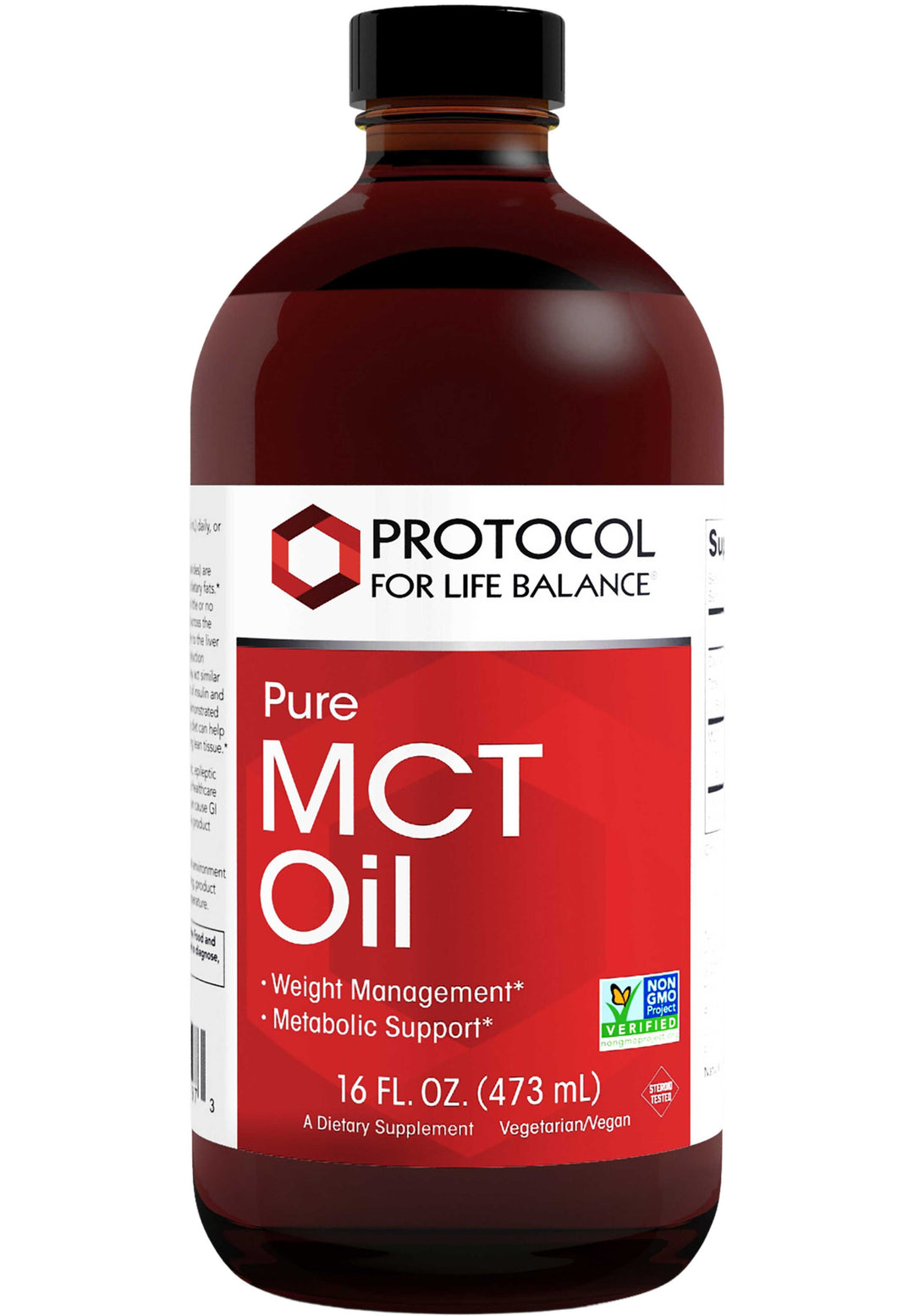 Protocol For Life Balance - Pure MCT Oil - 16 fl oz (473 mL)