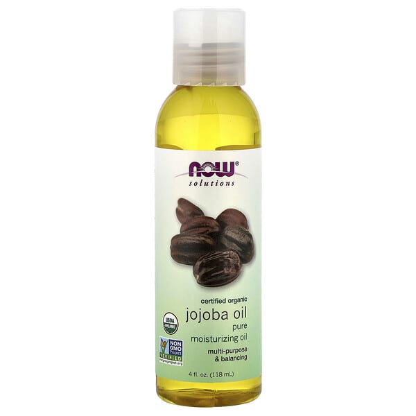 Now Foods Solutions Certified Organic Jojoba Oil - 4 fl oz